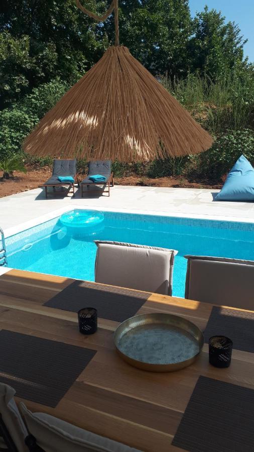 Casa O' - Moderne Villa Mit Grosser Terrasse Und Privatem Swimmingpool Skala Potamia  Luaran gambar