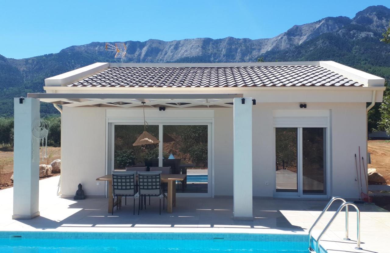 Casa O' - Moderne Villa Mit Grosser Terrasse Und Privatem Swimmingpool Skala Potamia  Luaran gambar