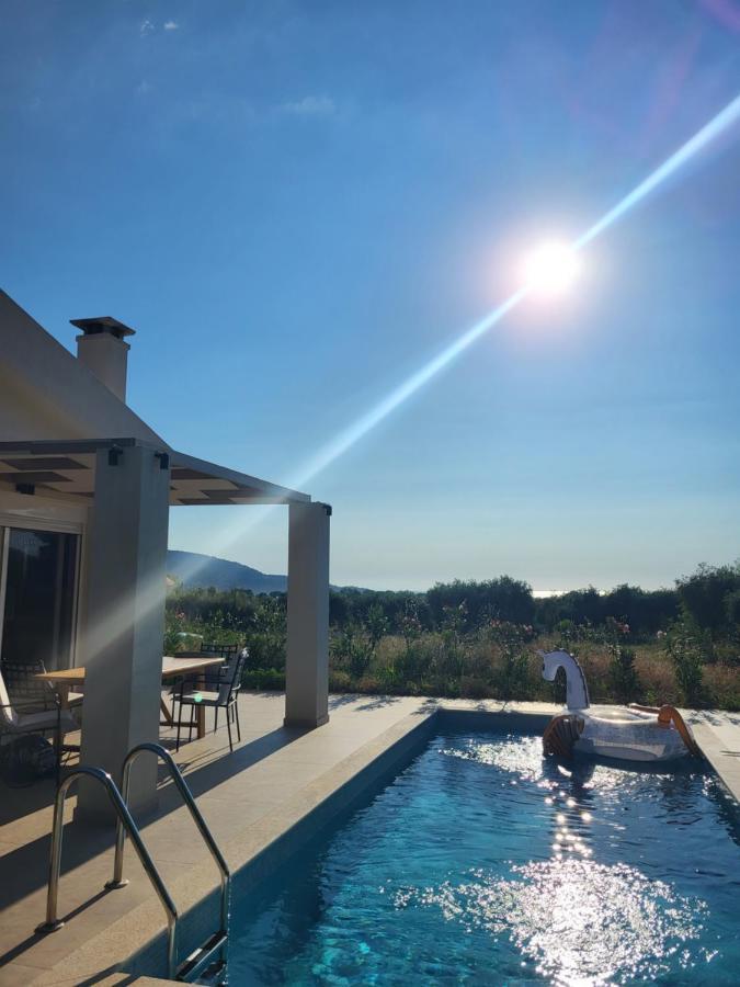 Casa O' - Moderne Villa Mit Grosser Terrasse Und Privatem Swimmingpool Skala Potamia  Luaran gambar