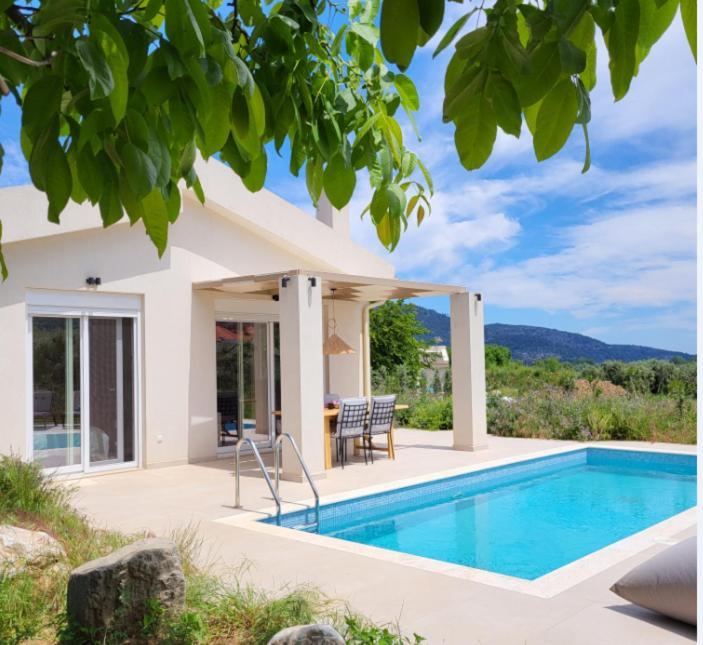 Casa O' - Moderne Villa Mit Grosser Terrasse Und Privatem Swimmingpool Skala Potamia  Luaran gambar