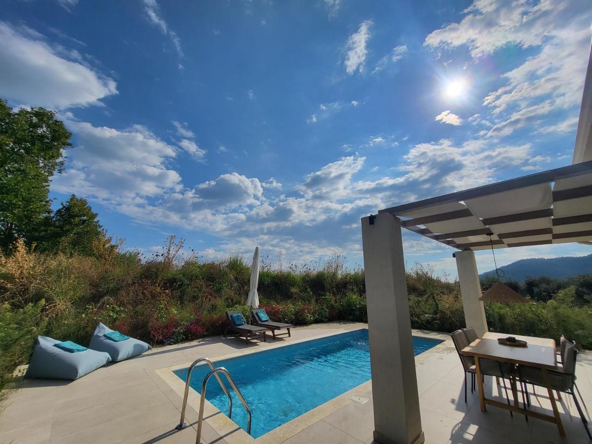 Casa O' - Moderne Villa Mit Grosser Terrasse Und Privatem Swimmingpool Skala Potamia  Luaran gambar