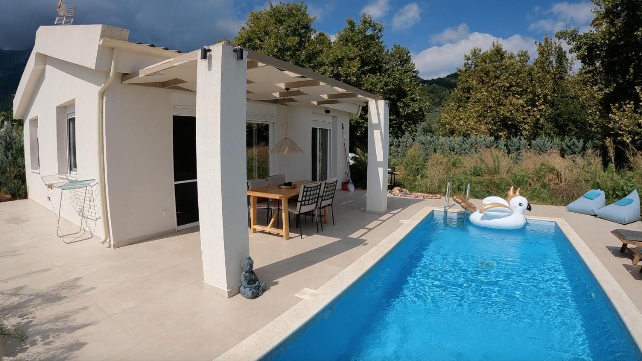 Casa O' - Moderne Villa Mit Grosser Terrasse Und Privatem Swimmingpool Skala Potamia  Luaran gambar