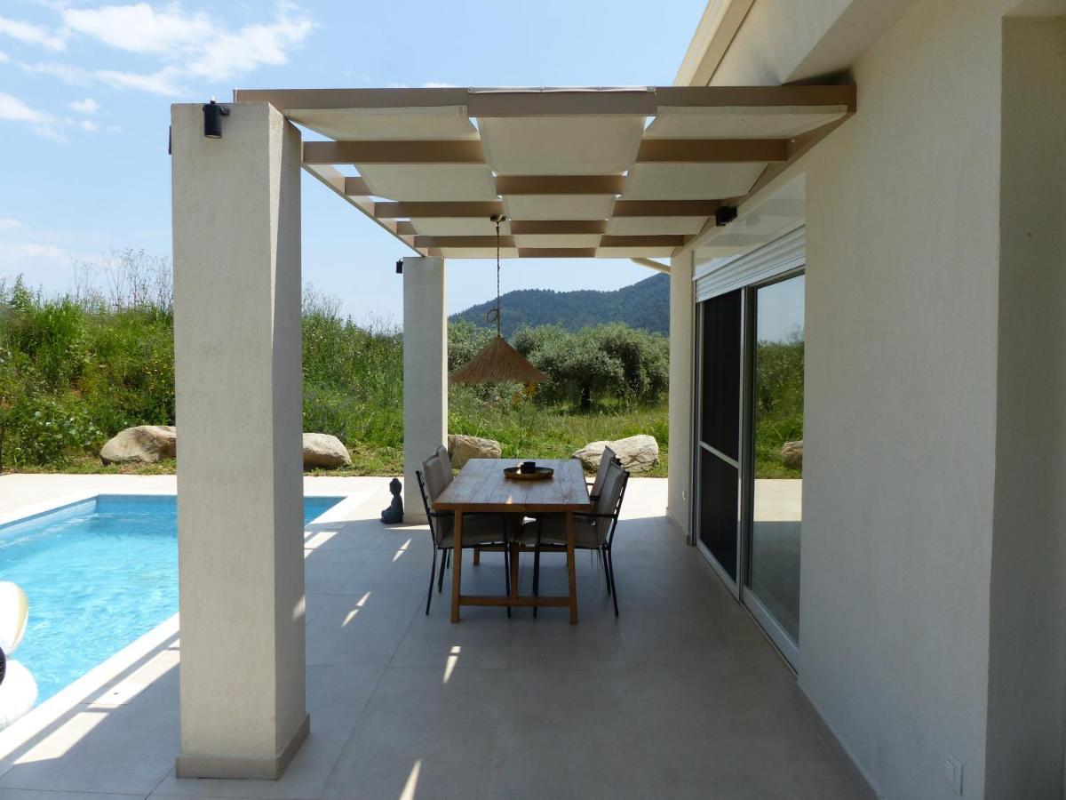 Casa O' - Moderne Villa Mit Grosser Terrasse Und Privatem Swimmingpool Skala Potamia  Luaran gambar