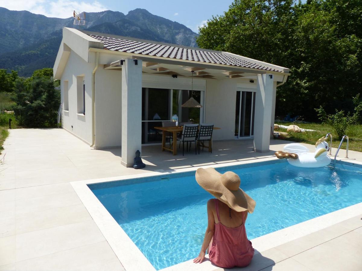 Casa O' - Moderne Villa Mit Grosser Terrasse Und Privatem Swimmingpool Skala Potamia  Luaran gambar
