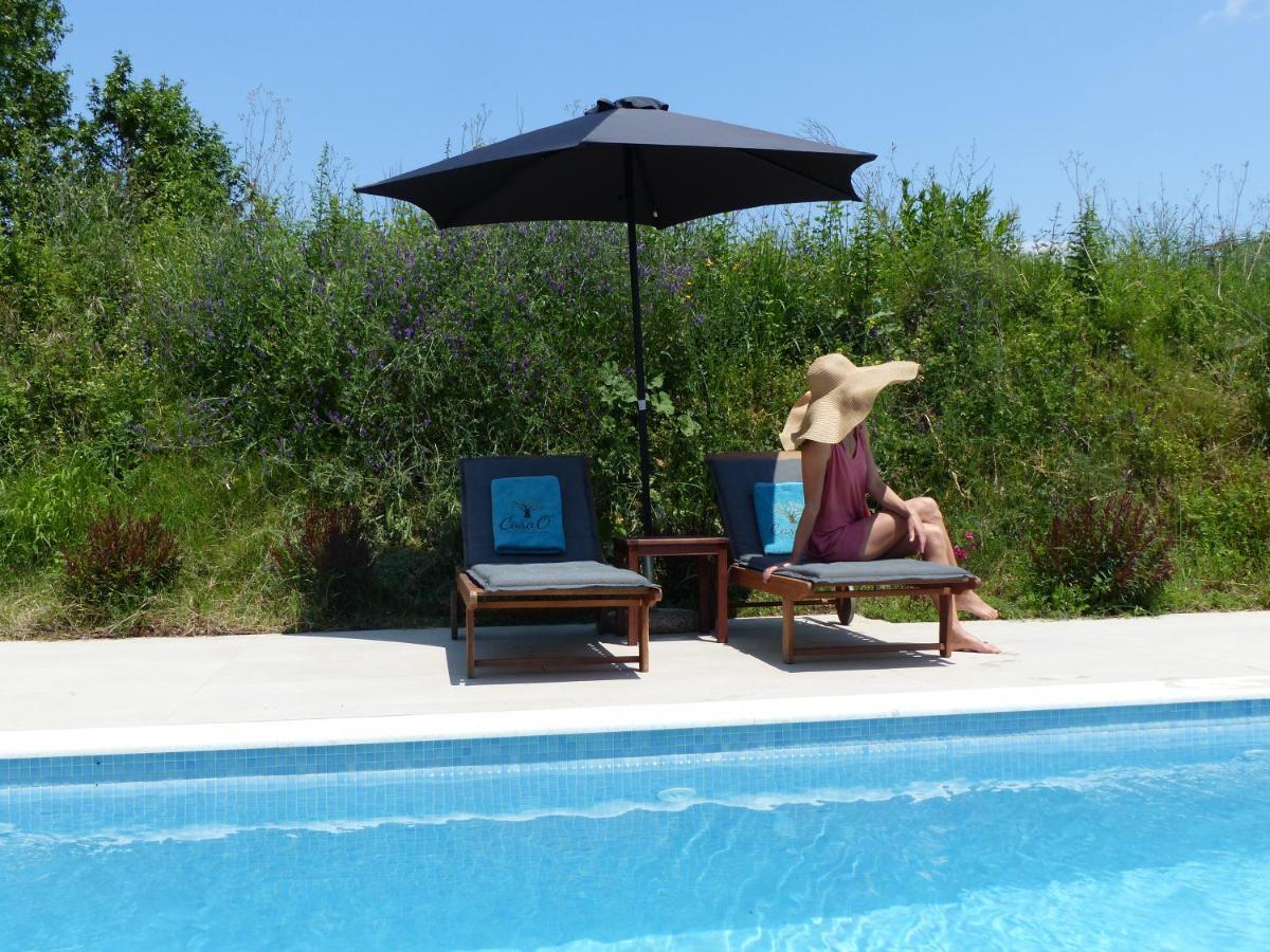 Casa O' - Moderne Villa Mit Grosser Terrasse Und Privatem Swimmingpool Skala Potamia  Luaran gambar