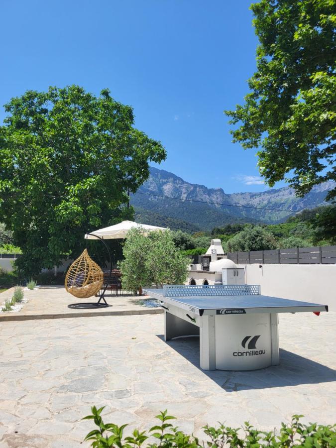 Casa O' - Moderne Villa Mit Grosser Terrasse Und Privatem Swimmingpool Skala Potamia  Luaran gambar